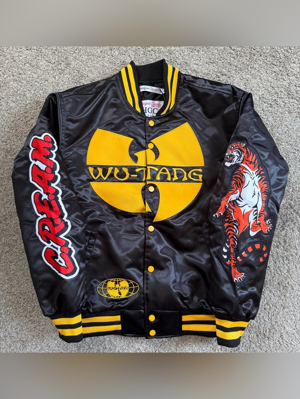 🔴Wu-Tang Jacket Size Small Tiger Style Big Logo WuTang Final Chamber Rza